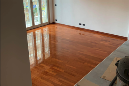 Hardwood refinish